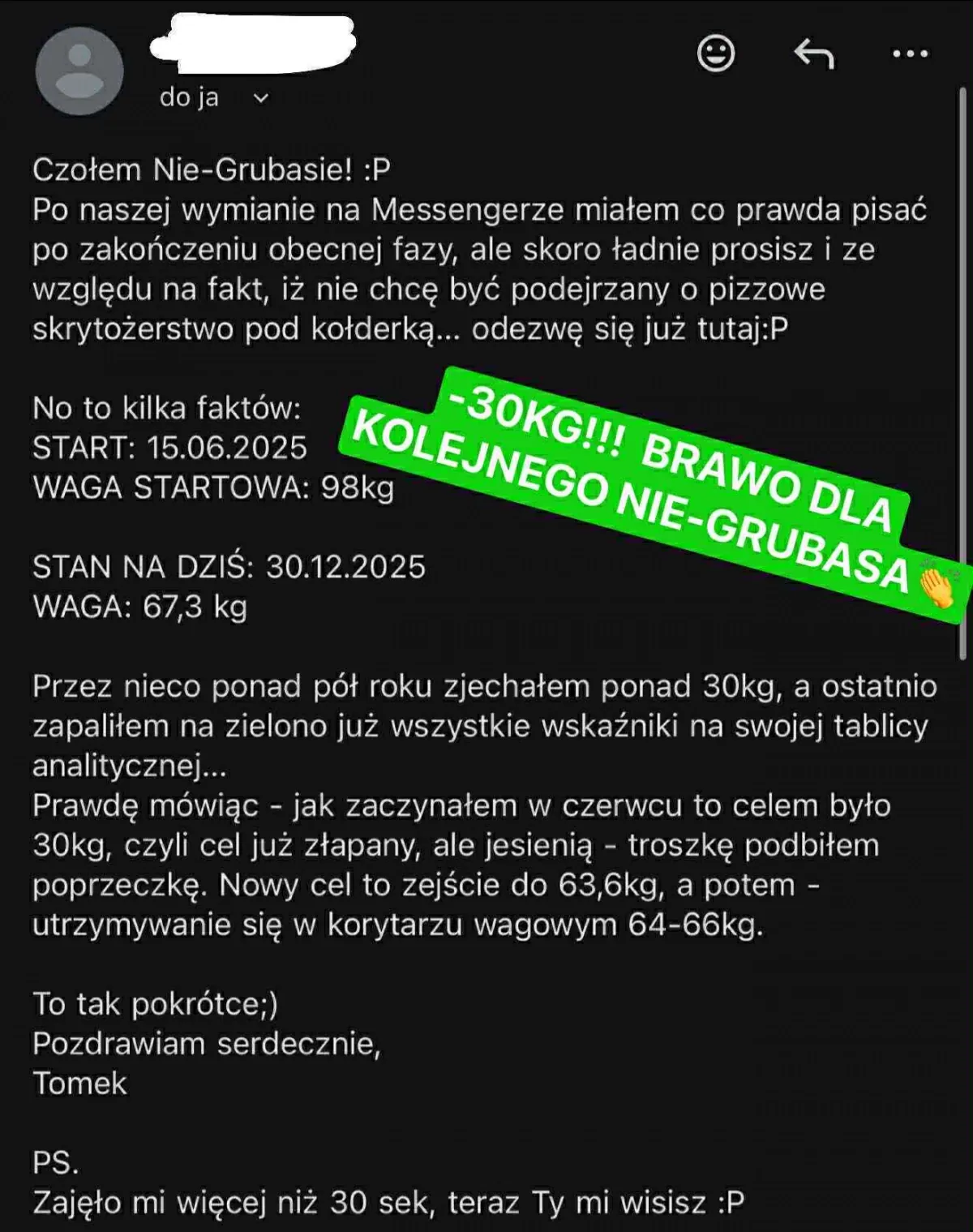 Opinia uczestnika